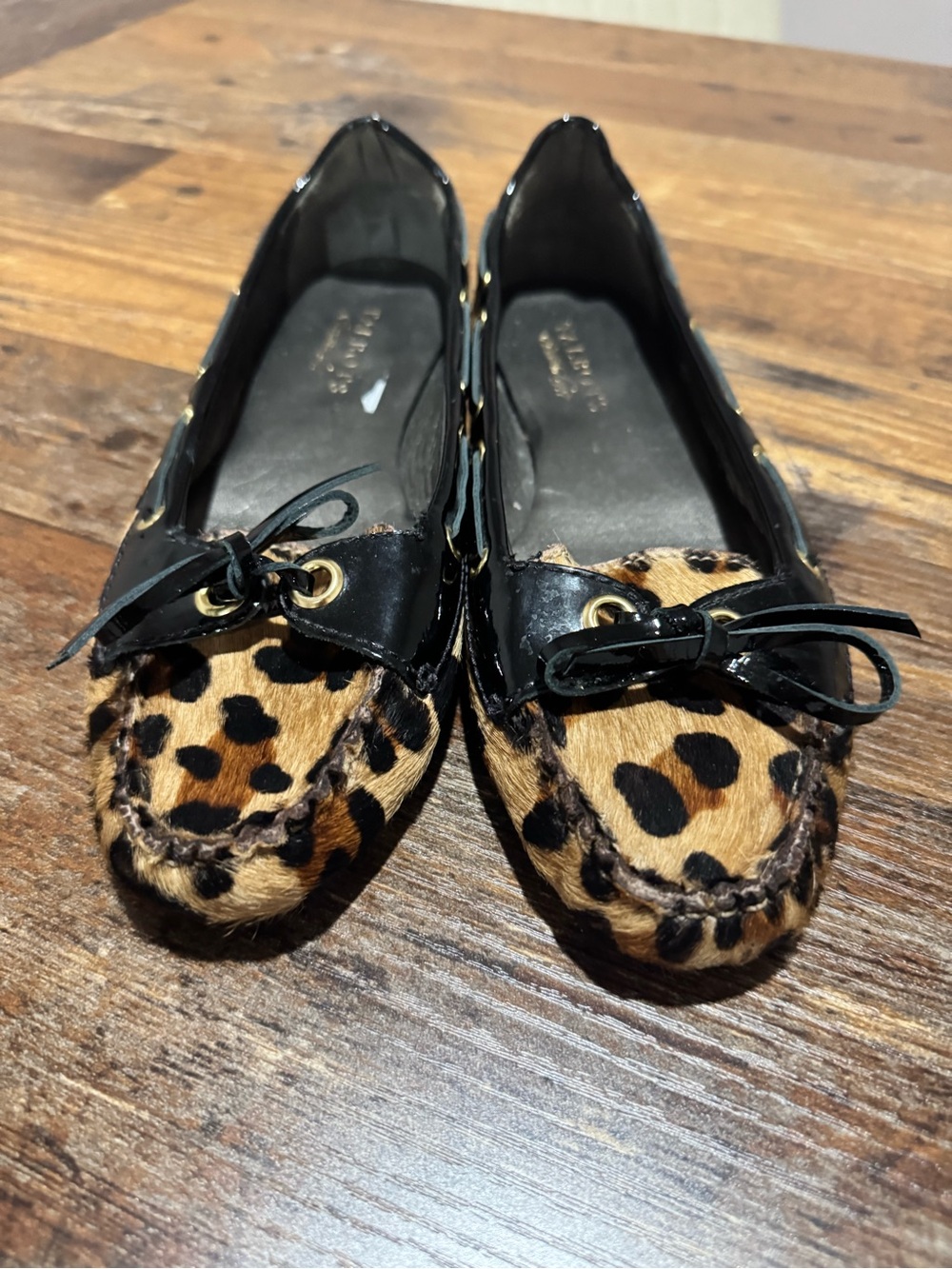 Talbots Leopard Haircalf Loafers Women’s 7.5 | Classic Flats NWOT